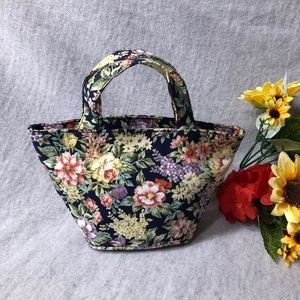 NWOT - Navy Floral Mini Bag